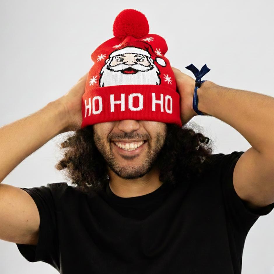 Beanies with blinking lights