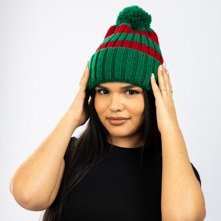 Knitted Santa beanies