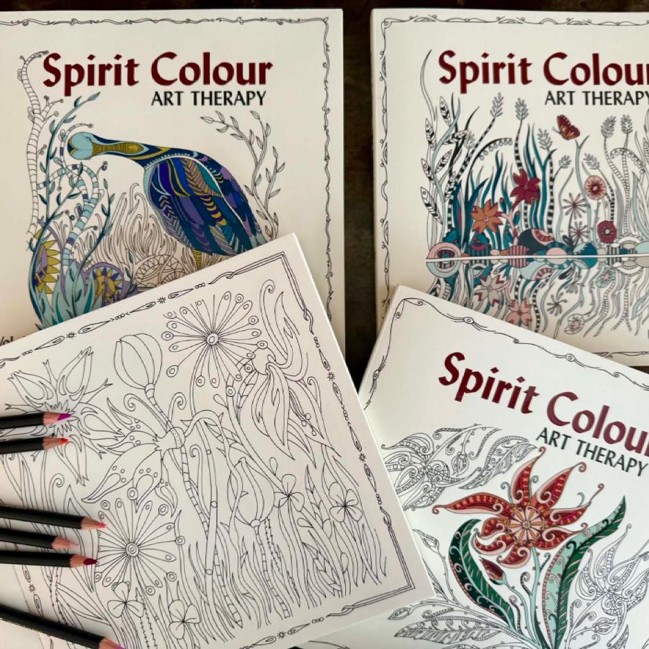 Spirit Colour Art Therapy colouring books