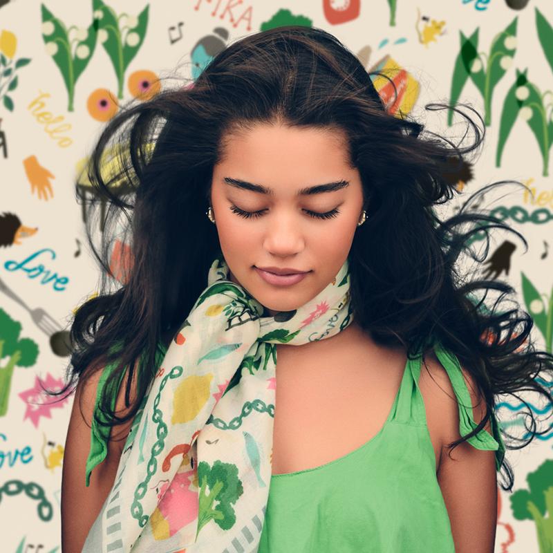 Organic Cotton Scarf - Fika