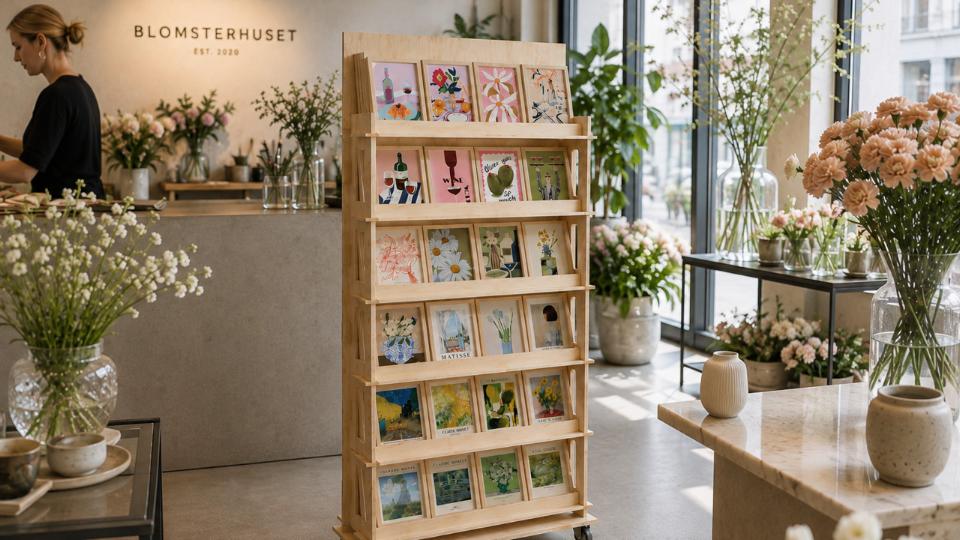 Mini Match Oak - timeless art prints for modern retail