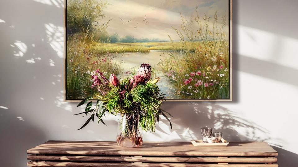 Handcrafted paintings with Danish design and craftsmanship