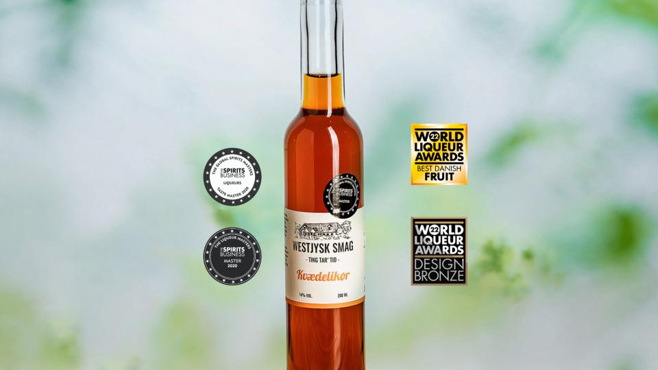 The quince liqueur is our most award-winning liqueur!