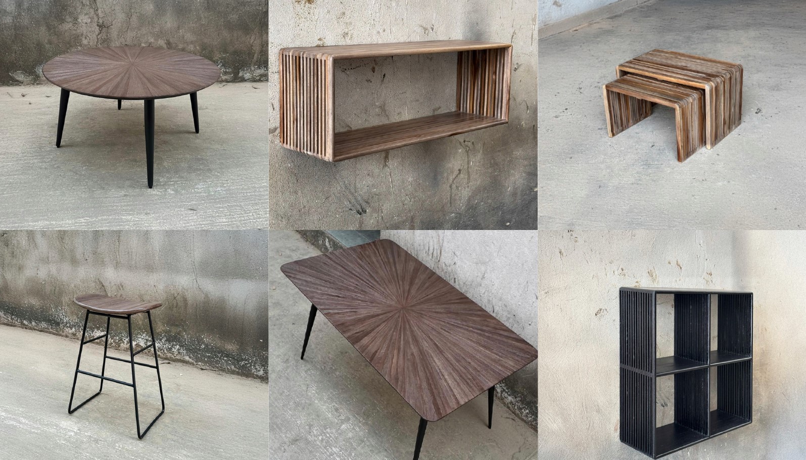 Embri Reclaimed Teakwood - 30cm main image 1