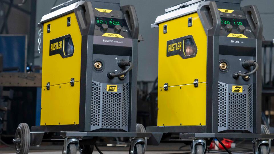 ESAB® Launches Rustler™ Pro Series Industrial MIG/MAG Welders
