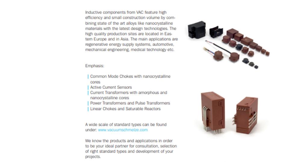 VAC - Inductive Components