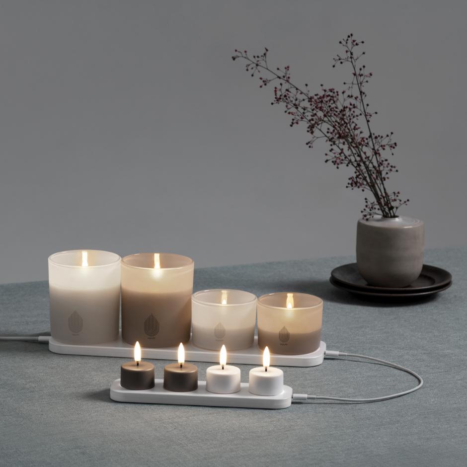 Rechargeable Glass Candles