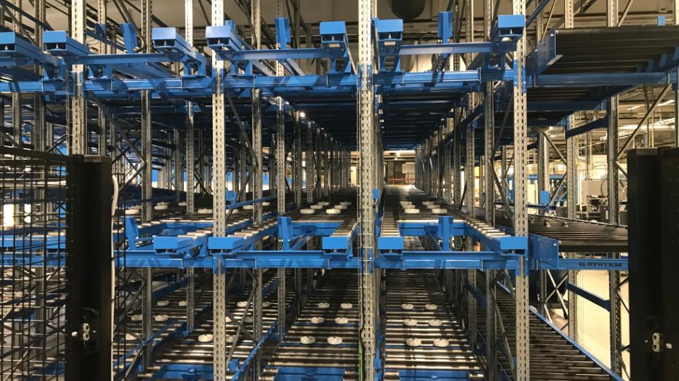 Automated Intermediate Storage at Haldex Brake Products