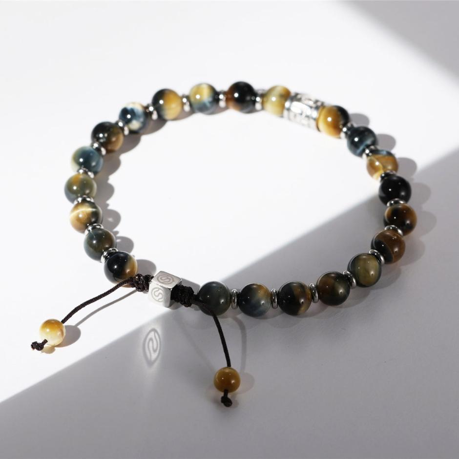 ETHER Bracelet – Brown-Blue Tiger Eye